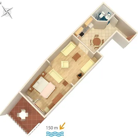 דירה By The Sea Dramalj, Crikvenica - 2387 דראמליי