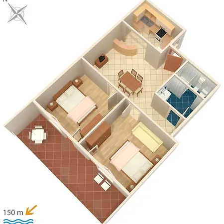 Apartments By The Sea Dramalj, Crikvenica - 2387 Apartment *